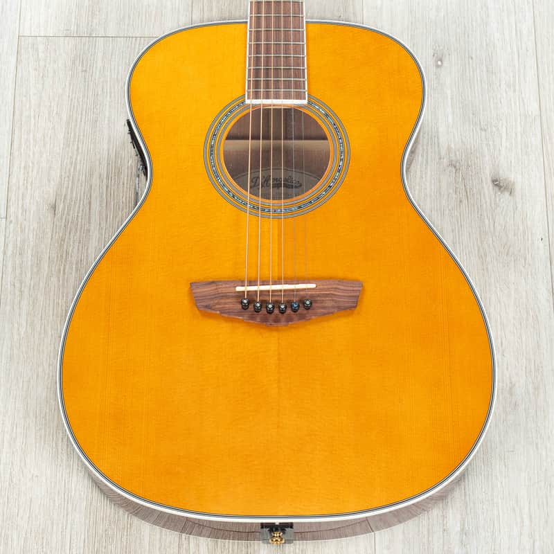 Mint D'Angelico DAEOMXTVNATGP Excel Tammany XT Acoustic Electric Guitar, Vintage Nat image 1