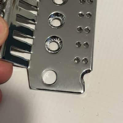 2000's Japan Jackson Licensed JT-580 Floyd Rose Tremolo Bridge Chrome Base Plate image 5