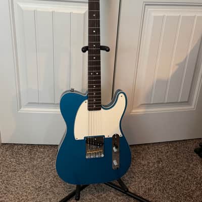 Squier Esquire by Fender Custom Classic Vibe ‘60s w/ Eldred Mod, upgrades, Lake Placid Blue w/case image 1