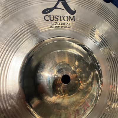 Zildjian - 14" A Custom Rezo Hi-Hats Pair, 974g 1258g 2015 image 6
