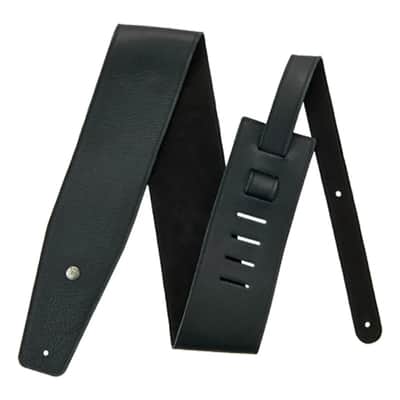 Dunlop BMF10BK BMF Leather 3.5" Guitar/Bass Strap