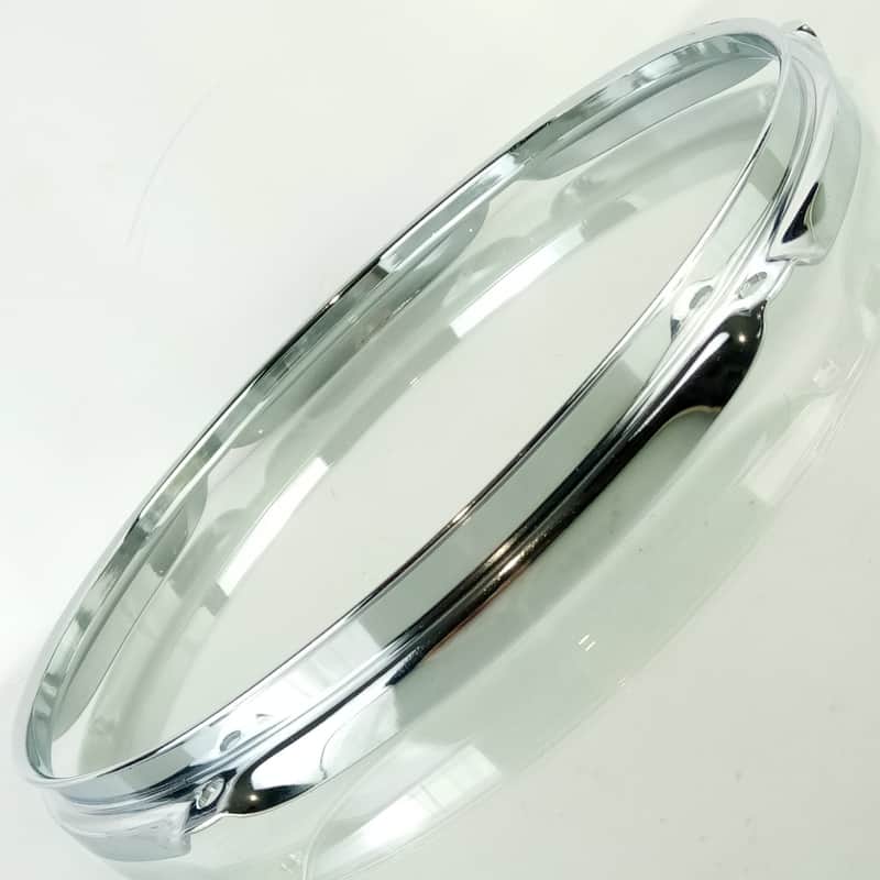 Ludwig 13" 6-Lug Tom Drum 2.3mm Batter Rim/Hoop Chrome Triple Flange Vintage 80s image 1