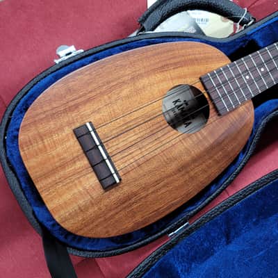 Kamaka HP-1 Pineapple Ukulele with Case 2025 - Solid Koa image 2