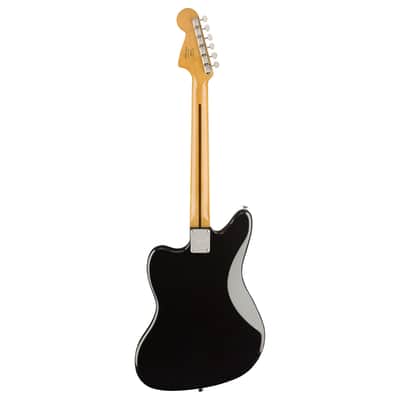 Squier Classic Vibe '70s Jaguar - Black w/ Laurel FB image 8