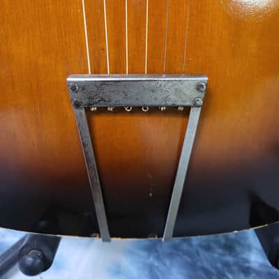 Vintage RARE 1956 Kay Model K32 Sunburst Super Grand Archtop Neck Reset Pro Setup New Strings Softshell Case image 3