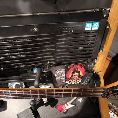 Yamaha Blues Saraceno signature SUPER RARE mid-90s Japan Green Red Plaid Limited Electric Guitar Poison image 9