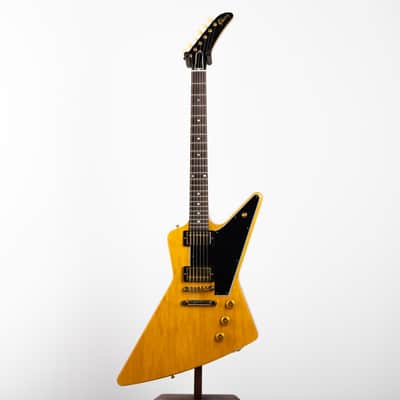 Gibson Custom 1958 Korina Explorer Black Pickguard, Natural | Demo image 2