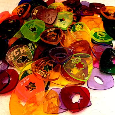 3 Acrylic Hand Polished Jazz XL Guitar Pick 1.7mm image 2