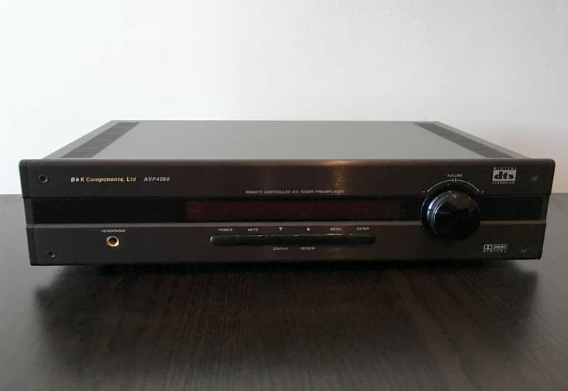B&K Components AVP 4090 DTS 5.1 Dolby Digital Processor Preamp-Tuner Black image 1