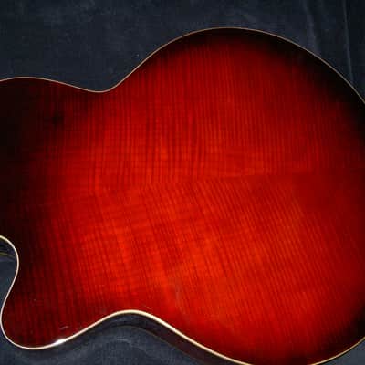 Carved Solid Wood Peerless Cremona Jazz Archtop Electric Guitar w case (small repair on the top) image 7