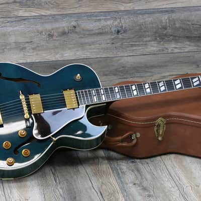 One of a Kind! Gibson L-4 CES Master Model Custom Shop 1997 Turqoise + OHSC! image 1