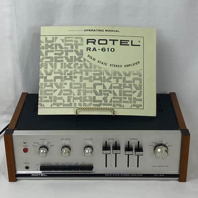 Vintage Stereo Integrated Amplifier Rotel RA-610 image 10
