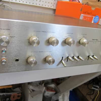 Vintage Rotel RA-612 Stereo Integrated Amp, 1970s, Built, Japan, Ex Sound, Serviced, Phono 1970s Silver image 1