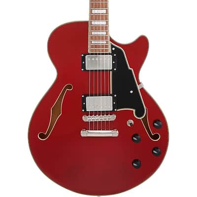 D'Angelico Premier SS Single Cutaway w/ stop-bar tailpiece, Burnt Red* w/ DAPSSBRDNS image 12