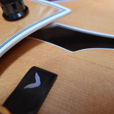 Heritage Golden Eagle Archtop Jazz 1995 Kalamazoo Antique Blonde - Flame Maple - RARE - w/ HSC image 17