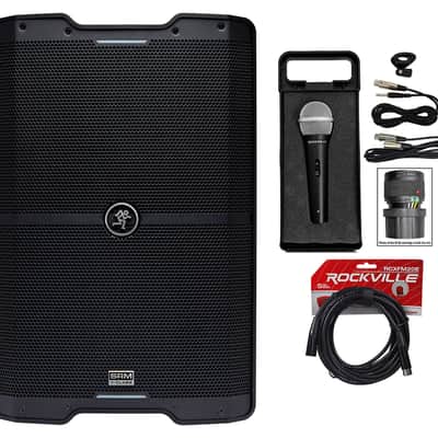 Mackie SRM210 V-Class 10” 2000w Powered PA DJ Speaker w/Bluetooth+Microphone image 1