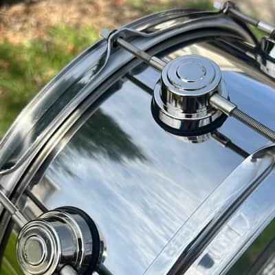 DW Collector's Series Stainless Steel 5.5x14" Snare Drum w/ Nickel Hardware image 18