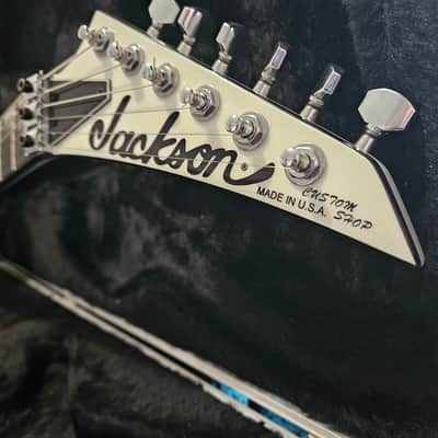 Jackson USA Custom Shop Snow Blind Soloist 2007 Snow White Pearl w/ Hardshell Case image 15