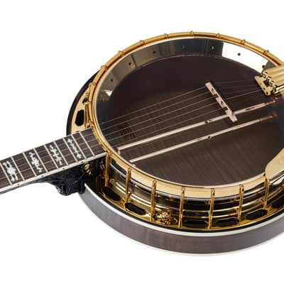 Ortega OBJ850-MA Falcon Series Solid Flamed Maple Resonator Hard Maple Neck 5-String Banjo w/Gold Hardware & Gig Bag image 8
