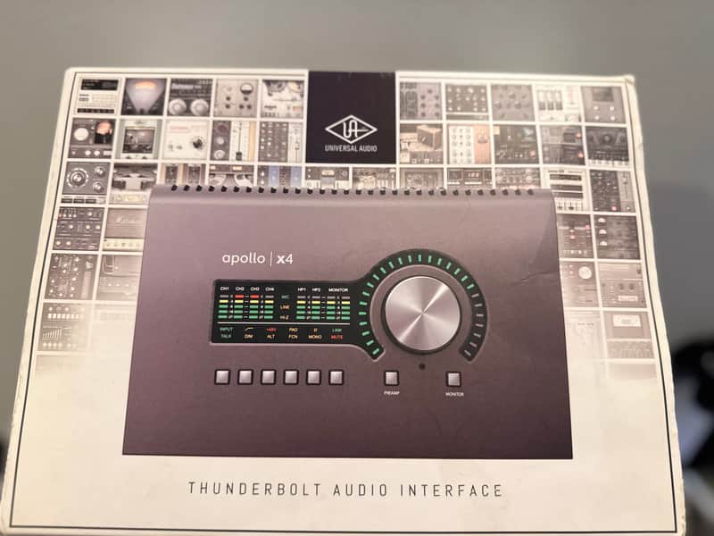 Universal Audio Apollo x4 QUAD Thunderbolt 3 Audio Interface - Gray image 1