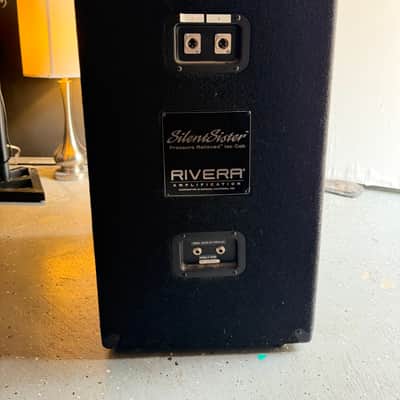 Rivera Silent Sister Isolation Cabinet with 12” Eminence Speaker 2023 - Black image 2