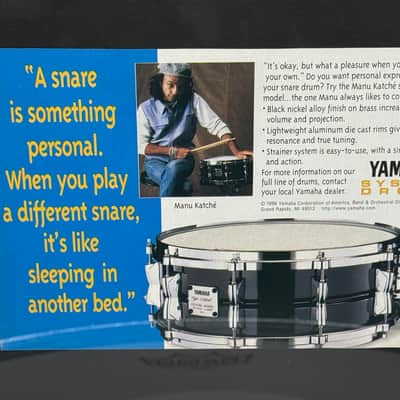 Yamaha Manu Katche Sinature 2000’s - Black Nickel image 9