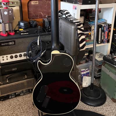 2007 Epiphone  Les Paul Custom Prophecy  - Trans Black - HSC image 6