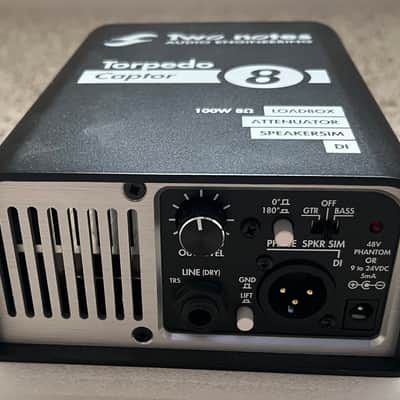 Two Notes Torpedo Captor Loadbox/Attenuator/DI - 8 Ohm - Black image 2