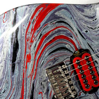 Custom Swirl Painted and Upgraded Ibanez Gio RG Electric Guitar image 8