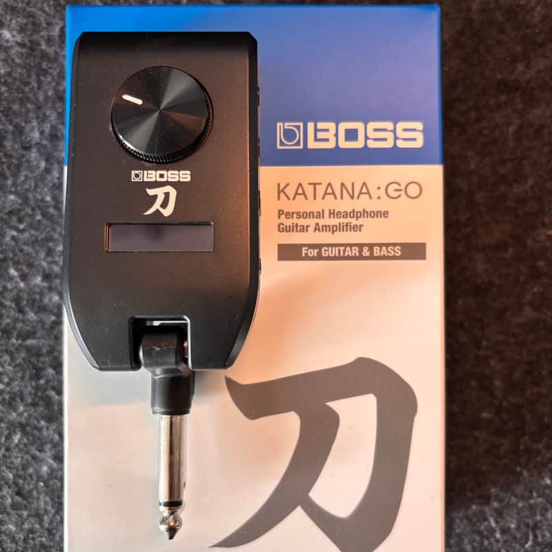 Boss KATANA:GO V1 Personal Headphone Guitar Amplifier 2024 - Black image 1