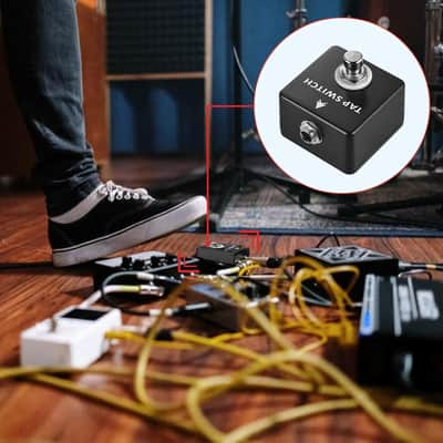 Mosky Audio Guitar Footswitch Pedal TAP SWITCH PEDAL, Single Momentary Footswitch, for time-based effects Pedal and Muti-effects Pedal image 5