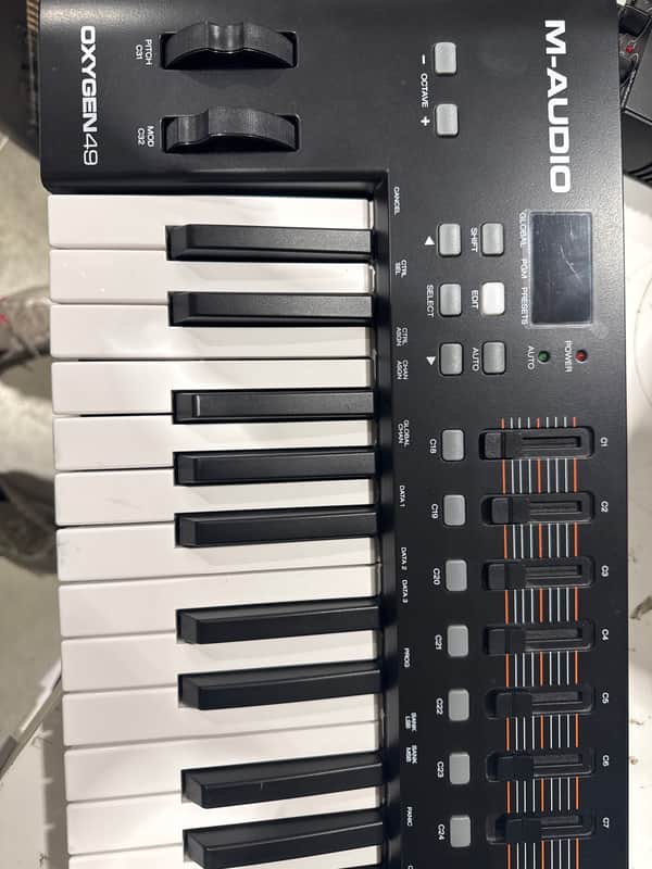 M-Audio Oxygen 49 MKIV MIDI Keyboard Controller 2016 - 2020 - Black image 1