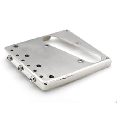 Callaham Telecaster Bridge w/ Rutters SS Broadcaster Saddles image 3