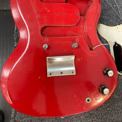 Gibson SG Melody Maker 1960’s Cardinal  Red image 16