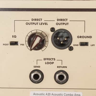 Acoustic A20 20W Acoustic Combo Amp x1002 (USED) image 5