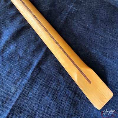 Guitar Mill T-Style Replacement Neck / 1 pc. Maple / Abalone Top Dots / Classic C / V.T. Satin / Closet Clean (#GIN-3896) image 8