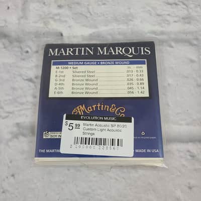 Martin Acoustic SP 80/20 Custom Light Acoustic Strings image 2