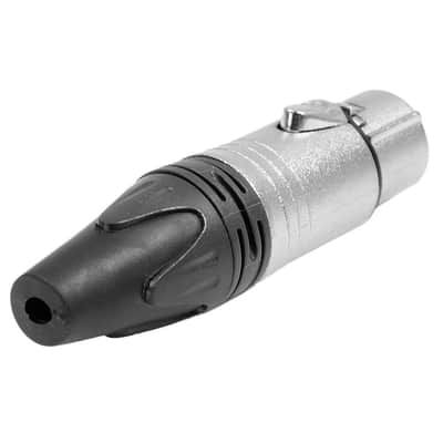 Seismic Audio - 4 Pack of Premium 3 Pin XLR Female Cable Connectors - Mic Plugs image 3