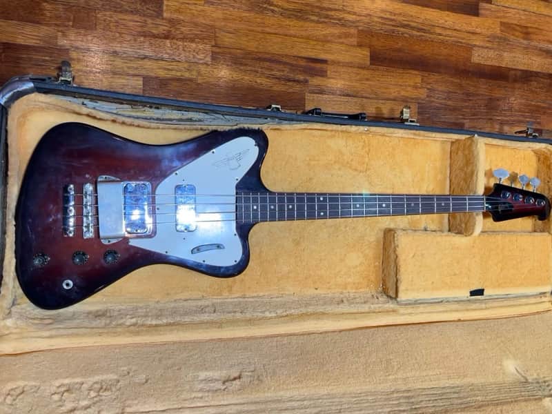 1966 Gibson Thunderbird Bass Non Reverse Mahogany 4String image 1