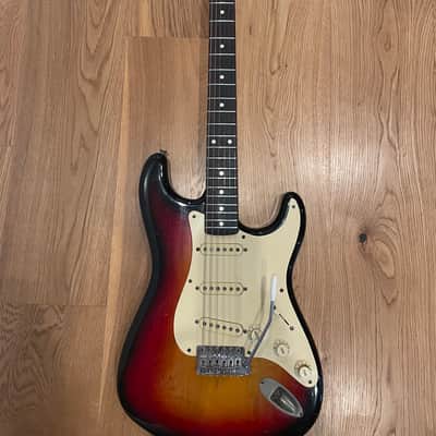 Greco SE 500 Stratocaster 1980 - Colorful, three tone sunburst image 1