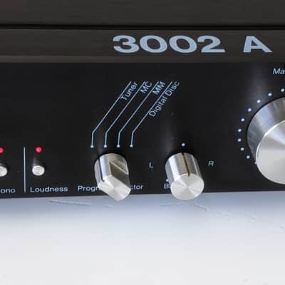 Tandberg 3002 A Control Amplifier Preamp with Power Cord - Excellent Condition image 2