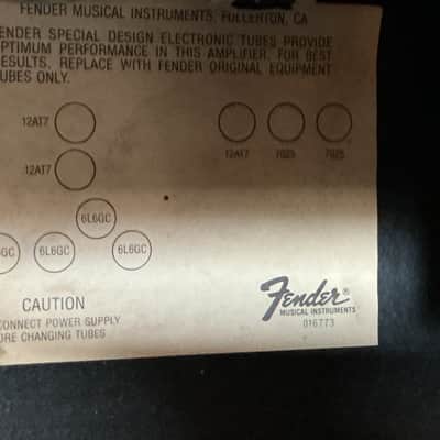 Fender  Model 140 1980 - Black image 10