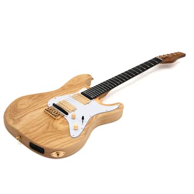 Jamstik Deluxe MIDI Guitar -Natural Wood - White Pick Guard  - Hard Shell Case - B-Stock image 5