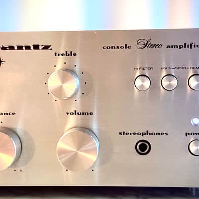 πΆβ¨ Marantz Model 1030 Stereo Amplifier β Silver Faceplate, Metal Case, Selectively Serviced, Ultrasonically Cleaned Knobs, Tested image 8