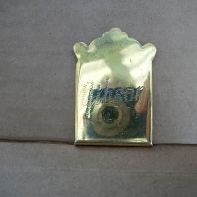 Gibson F5 60s  gold mandolin tailpiece cover image 2