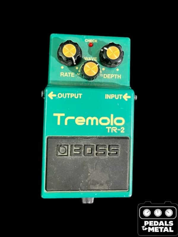 Boss TR-2 Tremolo (Silver Label) 1997 - Present - Green - X18992 image 1