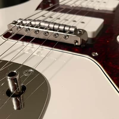 Bensonite Jazzmaster Bridge V2 - Nickel Plated Brass - 12'' radius image 9