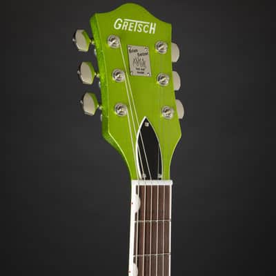 Gretsch G6120T-HR Brian Setzer Hot Rod Hollow-Body Bigsby Extreme Coolant Green - Semi Acoustic Custom Guitar image 3