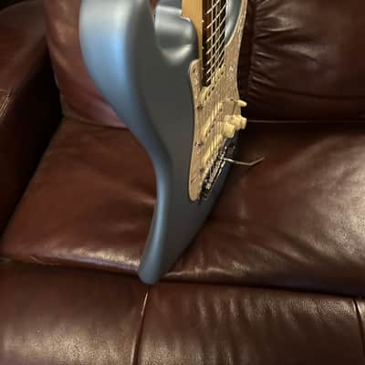 Fender American Elite Stratocaster with Ebony Fretboard 2019 - Satin Ice Blue Metallic image 10