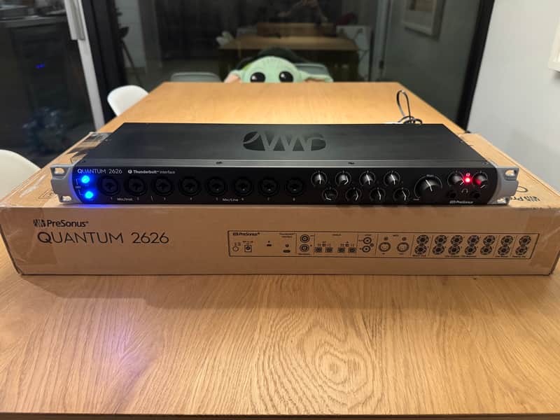 PreSonus Quantum 2626 Thunderbolt Audio Interface 2020 - Present - Black image 1